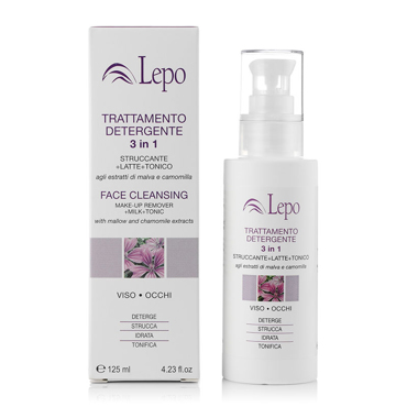 Lepo Cleansing Treatment 3 IN 1 - 3 σε 1 Καθαρισμός Προσώπου (Αφαίρεση Μακιγιάζ-Καθαρισμός-Τόνωση) 125ml